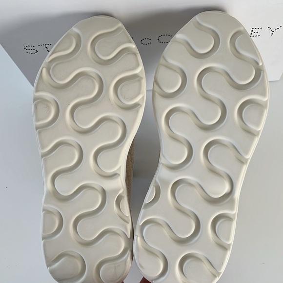 NWT NIB new Stella McCartney Eclypse sneaker trainer white ecru Size IT 40 US 10 - Picture 10 of 14